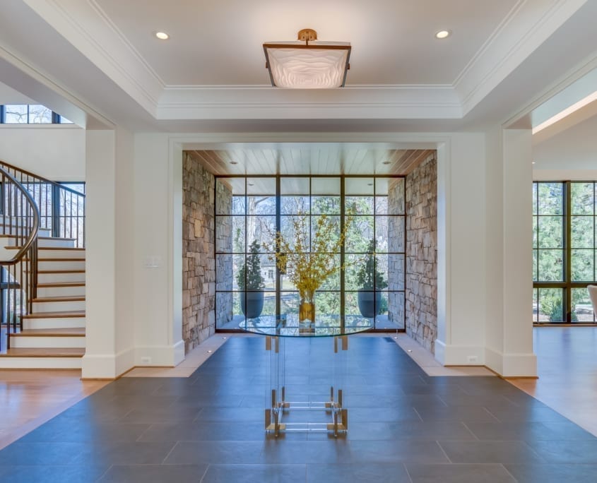 Modern Entry - McLean, Virginia Custom Home Builder