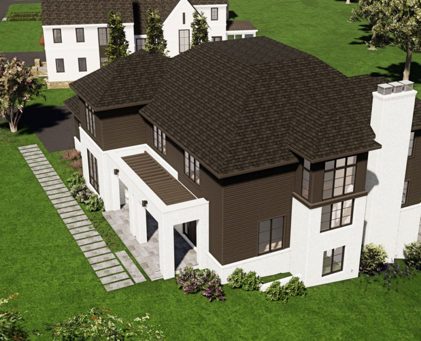 1102 Ingleside Ave McLean, VA 22101 - Custom Home - Aerial - McLean, Virginia Custom Home Builder