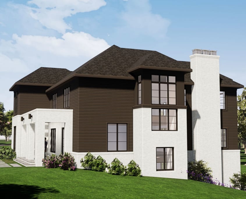 1102 Ingleside Ave McLean, VA 22101 - Custom Home - Side - McLean, Virginia Custom Home Builder