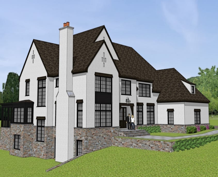 Corbin Court - Front Left - McLean, Virginia Custom Home Builder