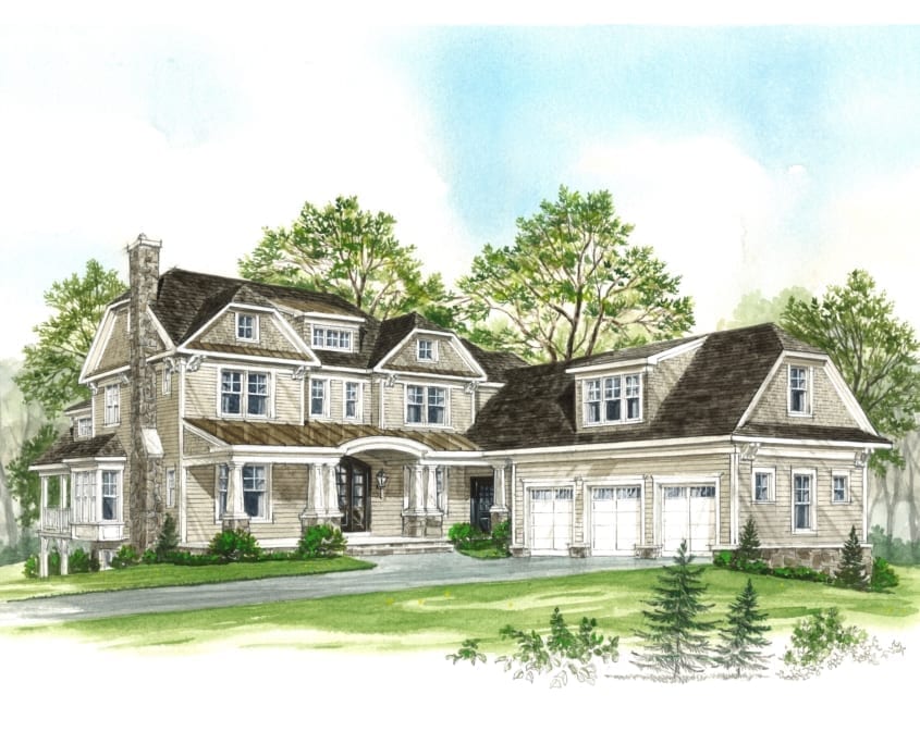 Somerset I - Exterior - McLean, Virginia Custom Home Builder