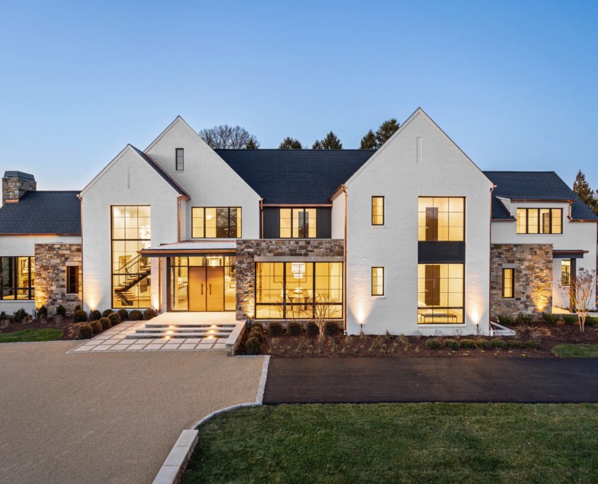 6538 Sothoron Road, McLean, Virginia 22101 - Front Elevation Twilight