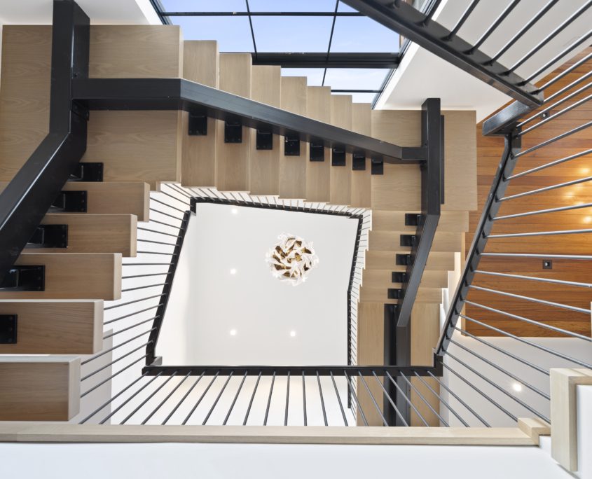 6538 Sothoron Road, McLean, Virginia 22101 - Floating Stair Looking Up
